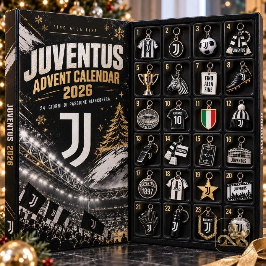 Juventus Advent Calendar 2026 24-Day Soccer Fan Christmas Gift Box