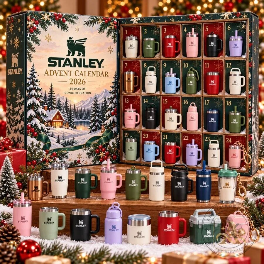 Stanley Cup Advent Calendar 2026 24-Day Christmas Countdown Surprise Gift Set